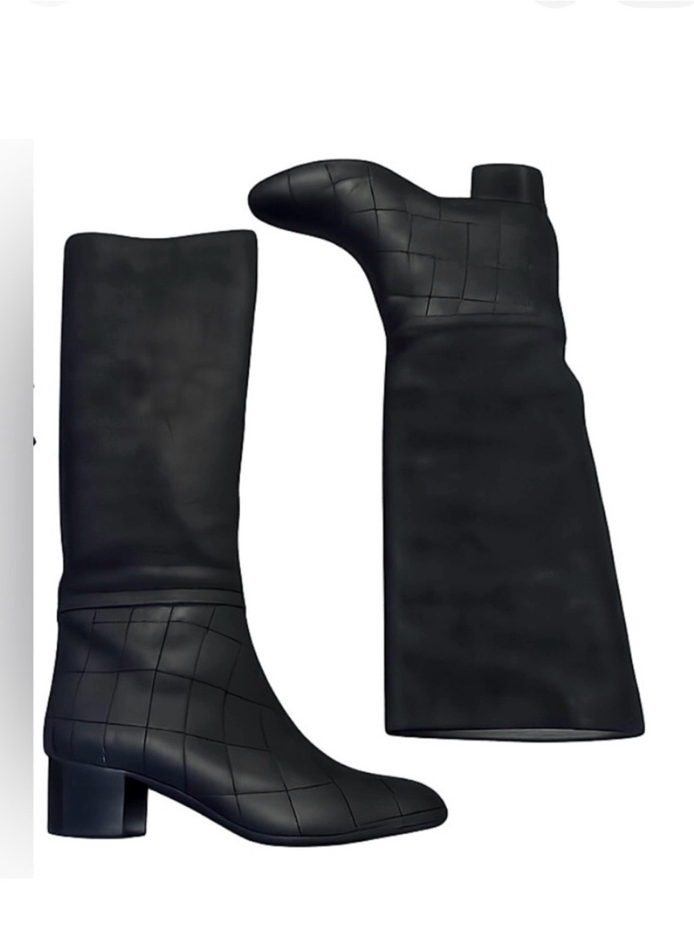 NEW NIB Chanel Quilted Heeled Boots 39